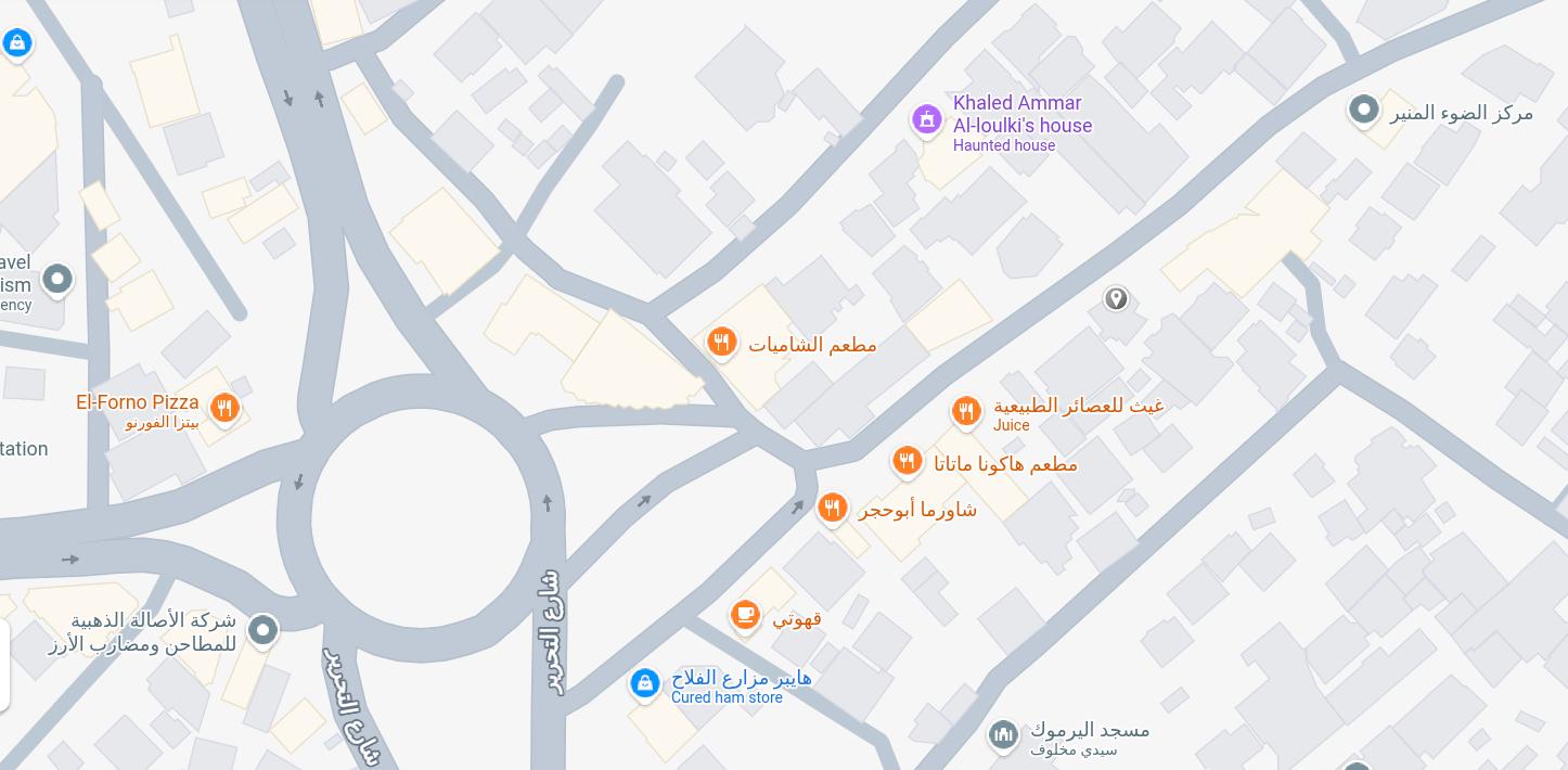 خريطة الموقع